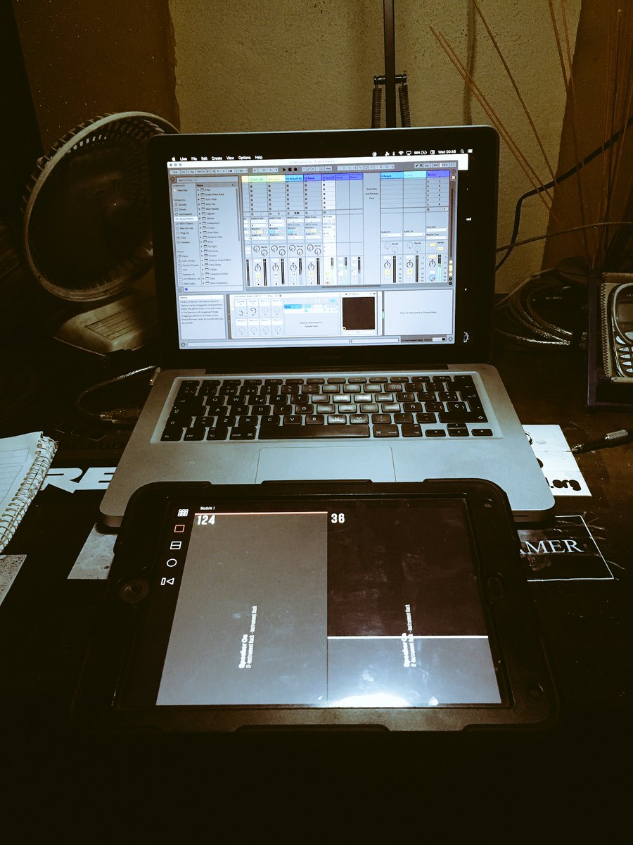 Hector_picante's tweet photo. Wireless thinking Man !!! #ableton 10 + #Nexus + #Conductr + #Ipad = Wohoooooooooo!!!! https://t.co/MI8WbKk56z