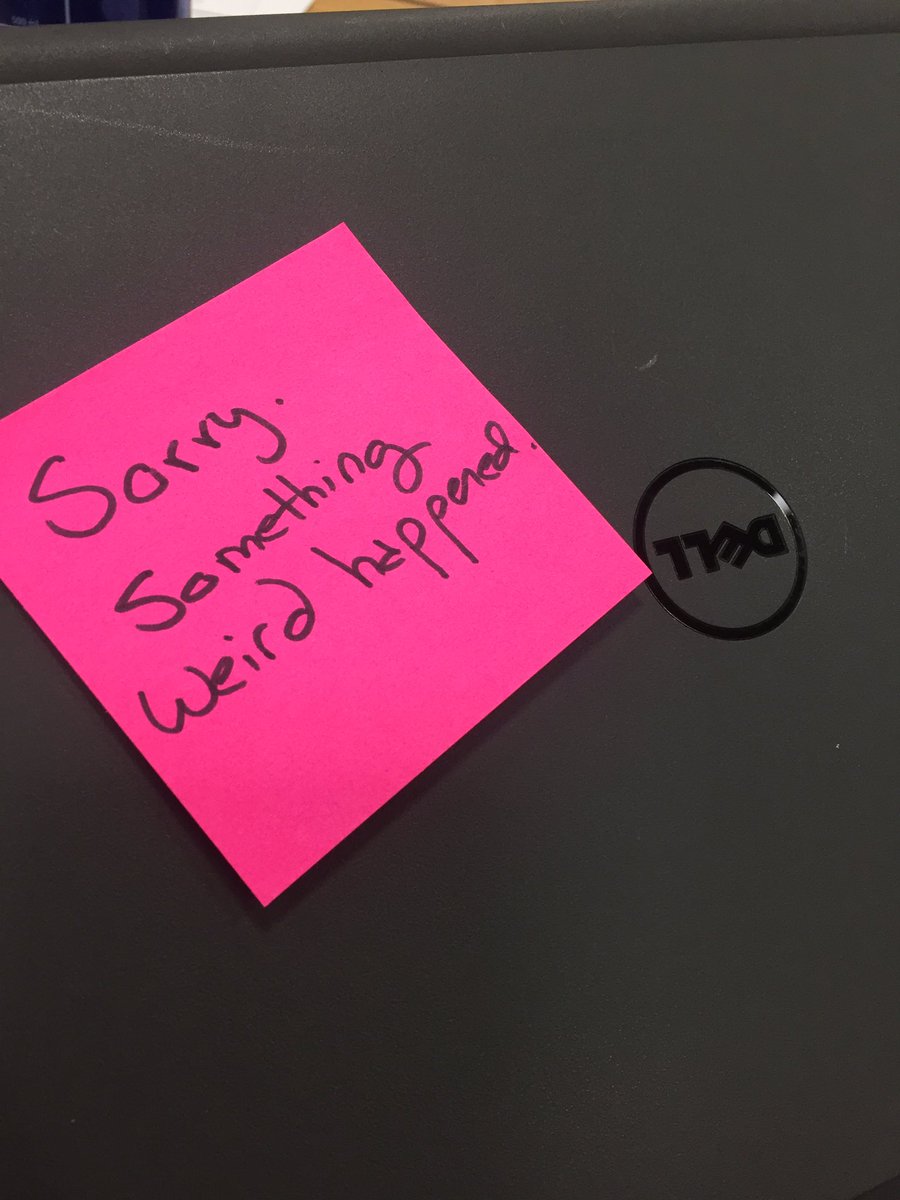 EHHSMrsRogers's tweet photo. This is perhaps the most perfect way to explain what I do on the technology side of my job. π€¦π»ββοΈ #morethanjustbooks #techtragedy #shetried #sortof https://t.co/Zns3xvNheb
