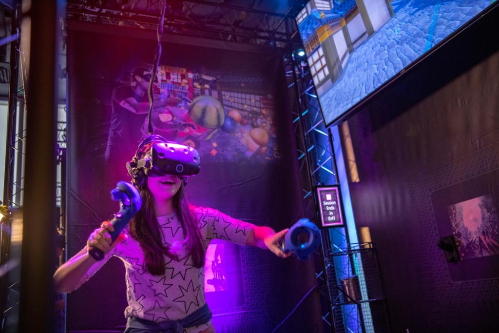 virtual reality game room near me