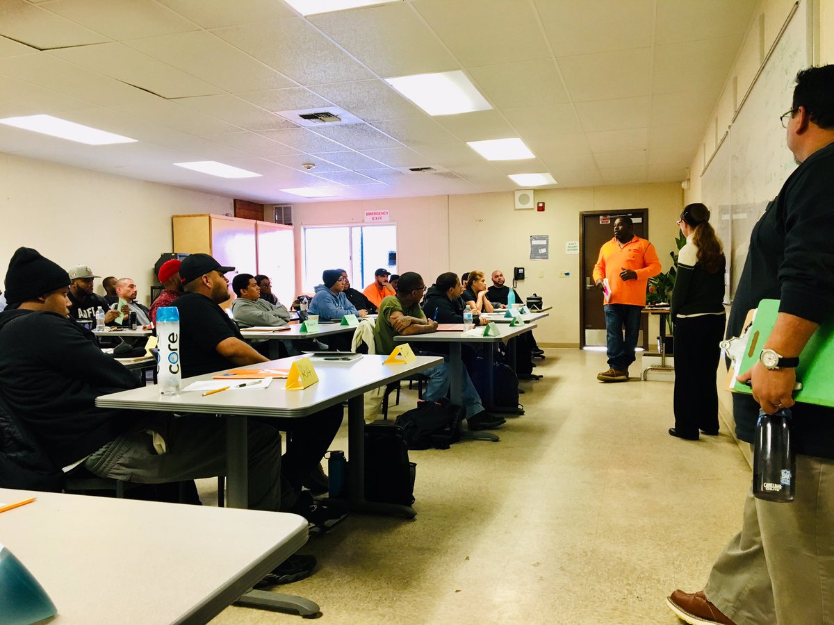 flyLAXairport's tweet photo. Today, 35 students embarked on a training program that will forever change their lives and provide them with the tools necessary to excel in the field of construction. Congratulations, class! We cannot wait to welcome you onto a project at #LAX. #LocalHire #LAXModernization https://t.co/7WGv7msl3d