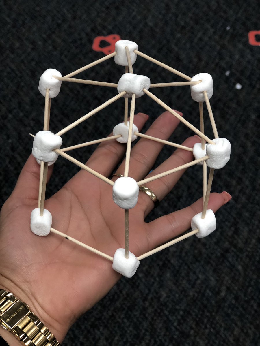 claudia_busti's tweet photo. Building 3D Geometrics Shapes with Marshmallows and toothpicks 👏🏻 Who said Math can’t be fun 🤗🤩@why_i_teach @McnabbSchool @SpringISD #2GradeRocks https://t.co/o4GFFfKmJO
