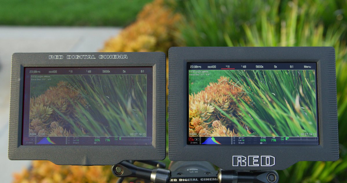 The new RED DSMC2 Touch 7.0” Ultra-Brite LCD Monitor offers a brighter, high-definition viewing experience. Shop Now.

red.com/DSMC2-Touch-Ul…