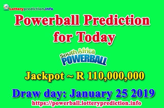 lotto powerball results 22 january 2019