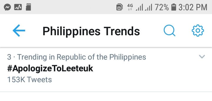 kayenamper's tweet photo. Now trending in the Philippines. Some fans of RV should have known better not to mess with Elfs especially if it is baseless accusation.
#ApologizeToLeeteuk https://t.co/sV7PbNFHkj