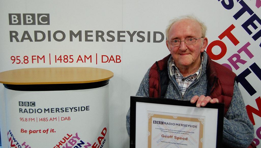 We've some sad news, former BBC Radio Merseyside presenter Geoff Speed has passed away. He was one of the first voices to appear on the station in 1967, his Folkscene show's thought to be longest running folk show in the world. We've a special tribute at 8:15 with @snellyradio