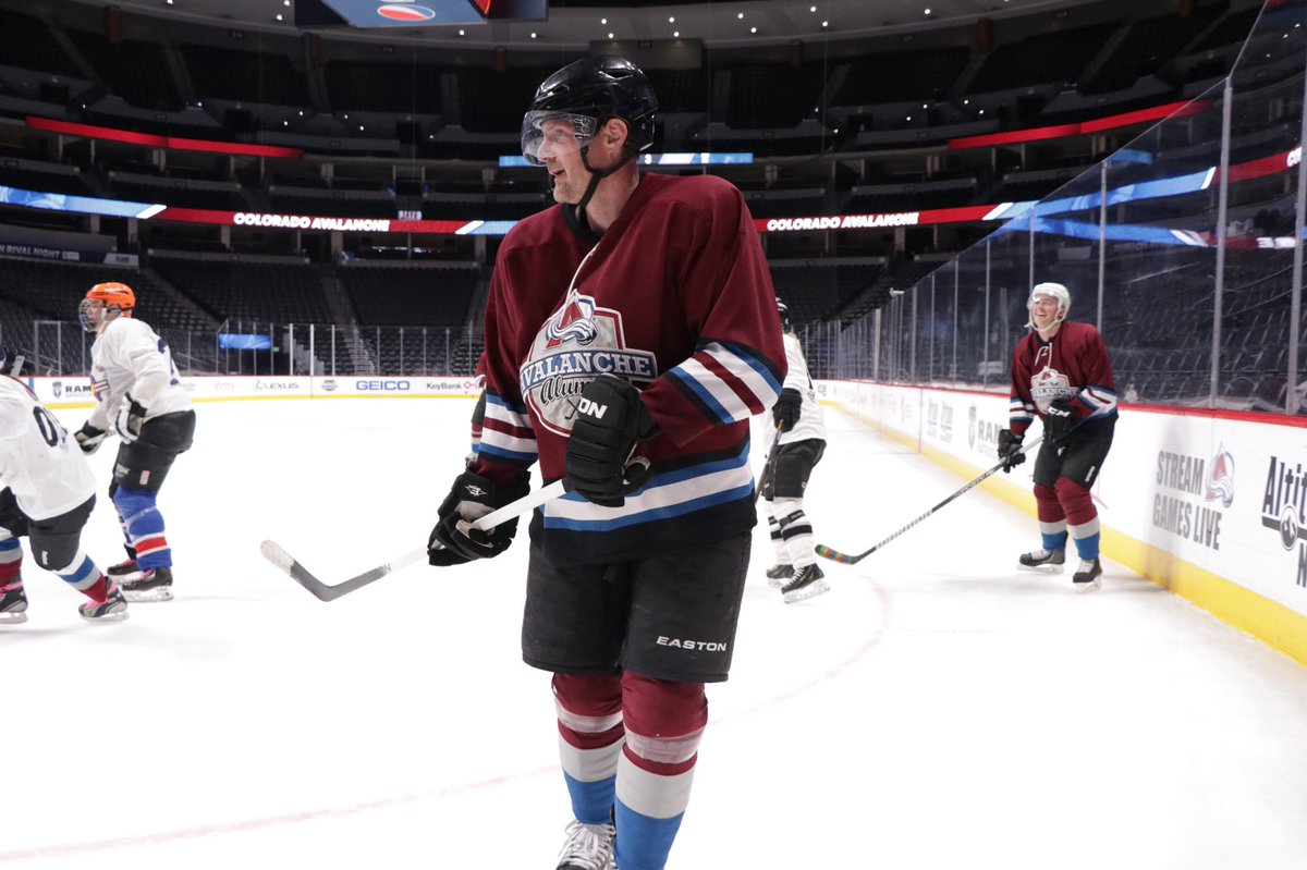 colorado avalanche alumni game jersey