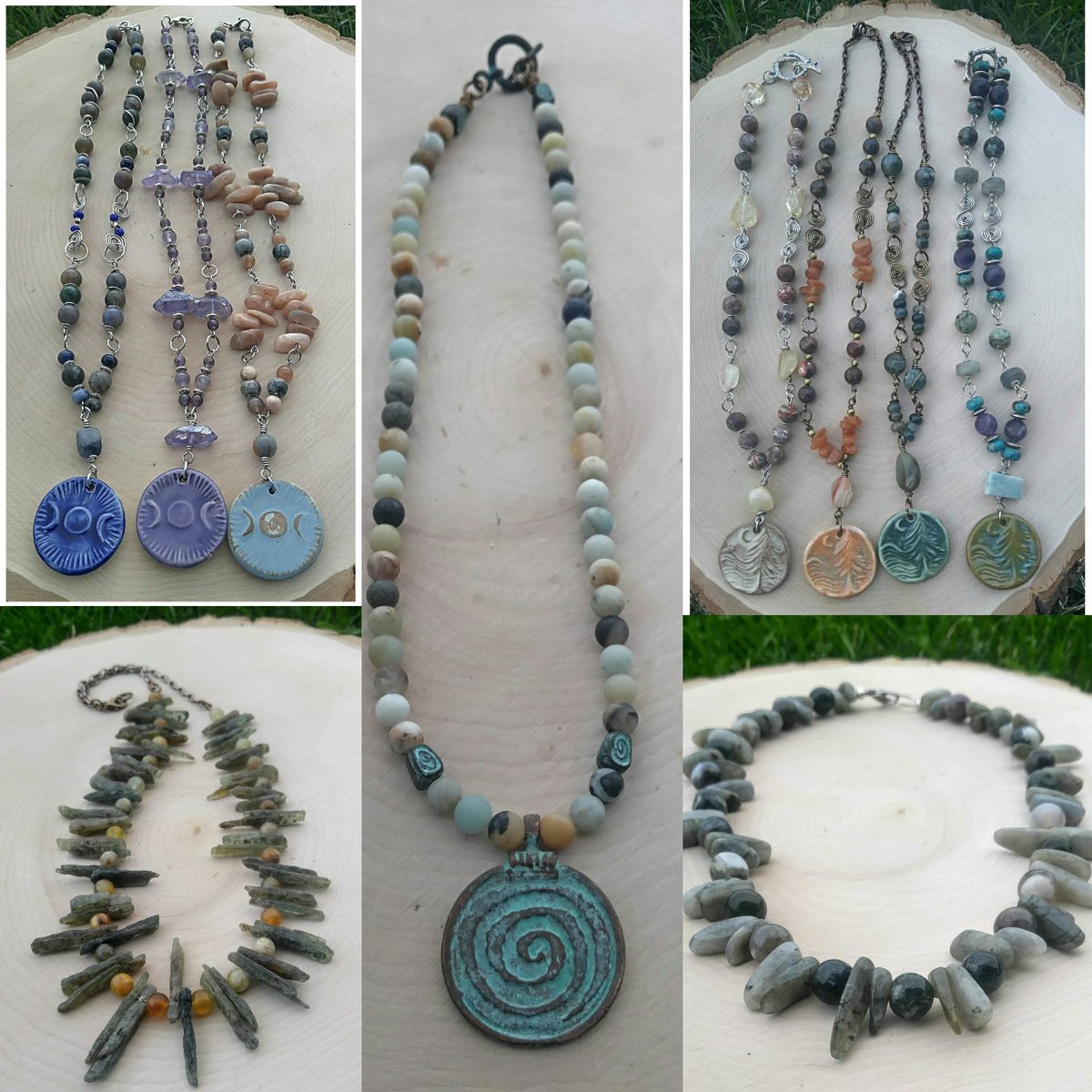 AmyHope313's tweet photo. Hey all! 
Having a sale! 15% off necklace sale until Feb 1. Etsy link in bio! 

#etsy #nomadicnature #handmadejewelry #gemstones #nomad #tribal #pnw #Whidbeyisland https://t.co/bSNtw1QX4n