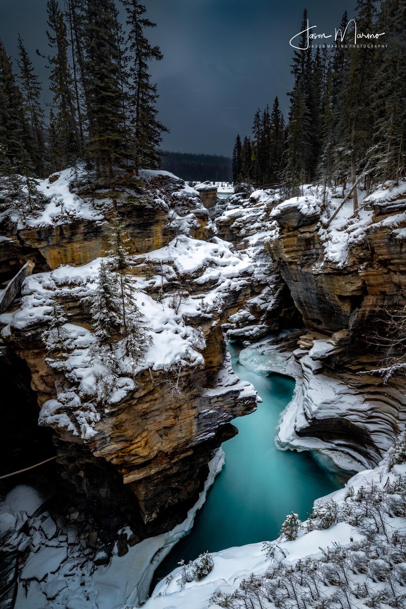 'Shades of Winter' – The cool, blue-green waters of Athabasca Falls in Jasper National Park in winter.
#artprint #wallart #wallprint #homedecor #interiordecor #landscapephotography #alberta #canada #mountains #myjasper #CanonCanada #GitzoInspires #loweprobags #builtforwinter