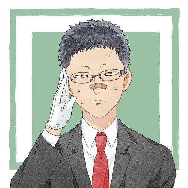 眼鏡男のtwitterイラスト検索結果 古い順