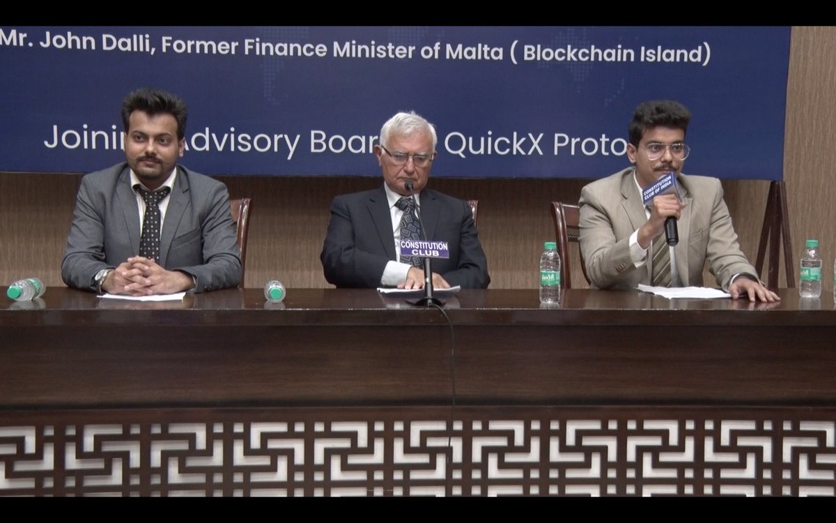 Riyasin29914660's tweet photo. Mr, John Dalli, Former EU Commissioner & FInance minister of Malta (Island of BlockChain) Joining QuickX Advisory Board.
#QuickX #QuickXProtocol #QuickXTokens #blockchain #quickx #quickxprotocol #quickxtokens #bitcoin #crypto #cryptocurrency #cryptoexchange https://t.co/O3ubOwAWRZ