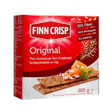 33. Sibelius, Finn crisp. This is a no-frills biscuit. Very versatile.
