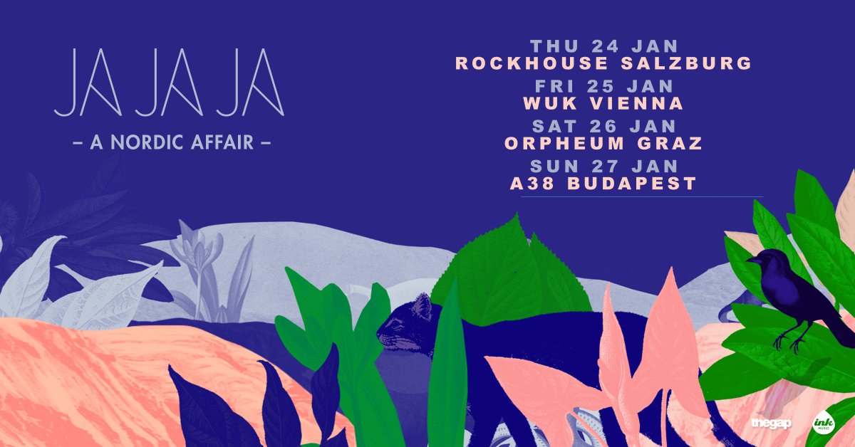 Our first Ja Ja Ja shows of 2019 kick off TOMORROW in Salzburg, before heading to Vienna, Graz and Budapest! With <a href="/irisgoldmusic/">Iris Gold</a>, <a href="/GreatNewsBand/">Great News</a>, <a href="/LakeJons/">Lake Jons</a> + <a href="/jennylydmor/">Lydmor</a>! 

Find all the details you'll need below - see you there! 
jajajamusic.com/club-nights/ja…