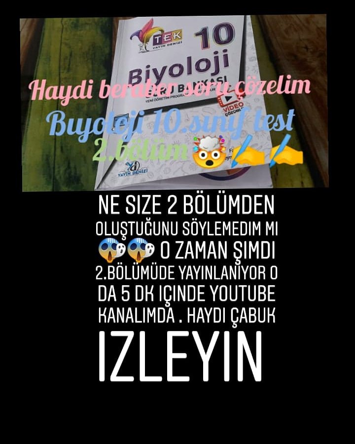 2.bölümüde izlemeyi unutmayın . Yeni konsepti umarım beğenirsiniz 🙏🙏