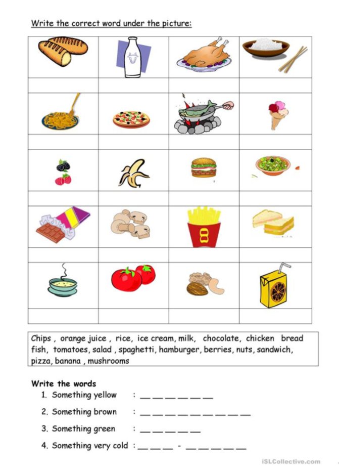 Islcollective Want To Teach Your Students About Food Our Worksheet Of The Day Is Perfect For That Doesn T It Look Amazing T Co Aymvev9gdt Esl Efl Languagelearning Teacher Interactive Classroom Digitalresources