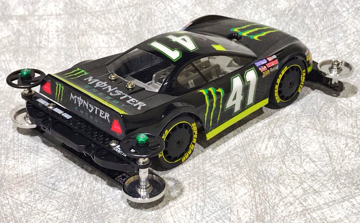 ラジコン　モンスターエナジー コンデレ】ひしもっさんの『モンスターエナジーFRT』です😎👍🏻🏁ミニ