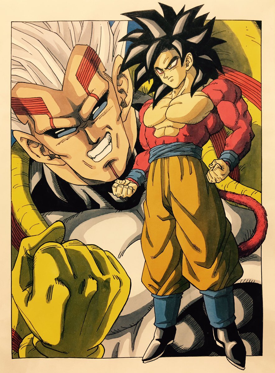 ドラゴン画廊 リー ドラゴンボールgt ポスター風イラスト