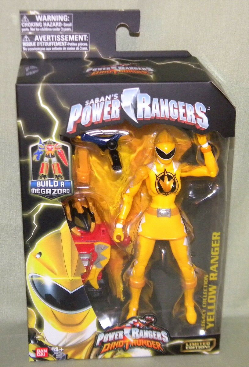 dino thunder yellow ranger legacy figure