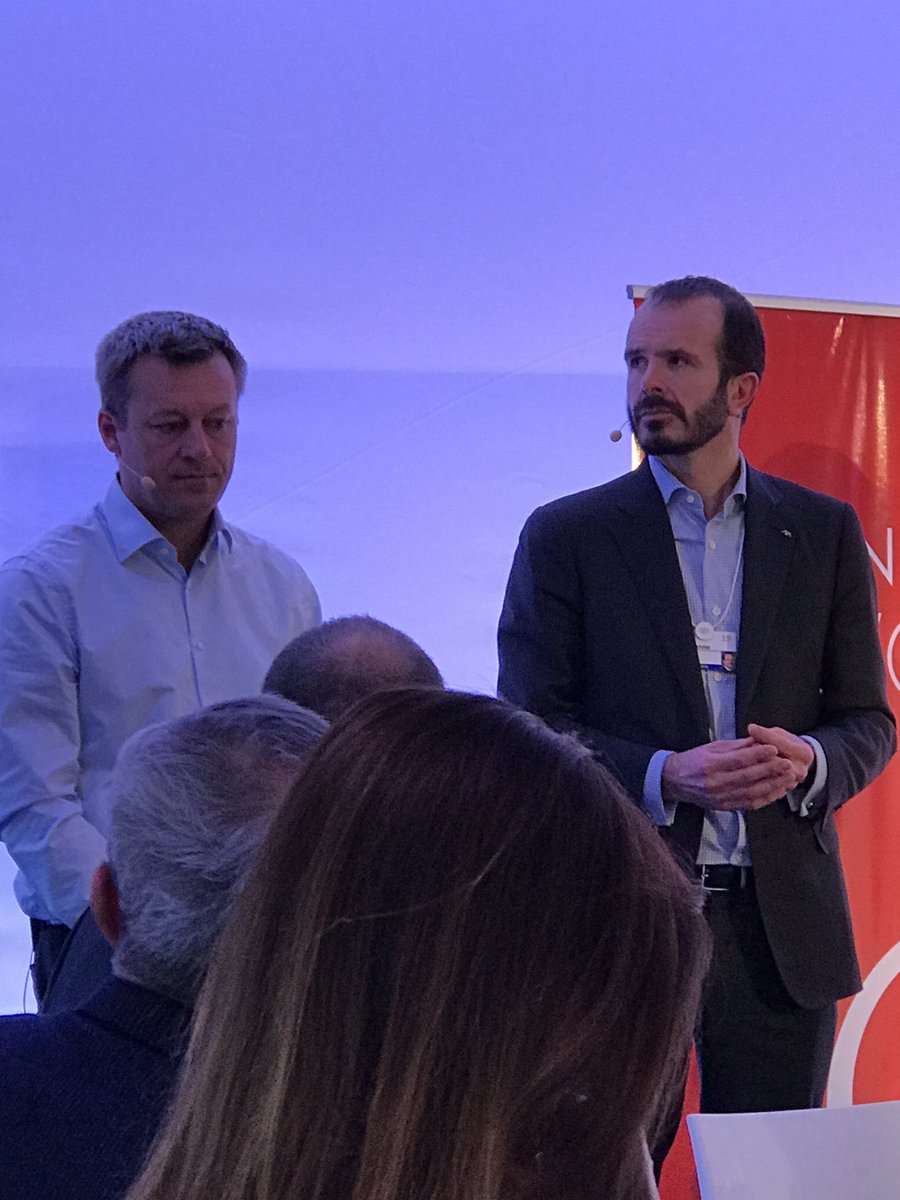 CamilleGoossens's tweet photo. Great exchange of views with Jesper Brodin and Benoit Claveranne in Davos around the digital &amp; technology transformation journey https://t.co/lTWdYkzih1