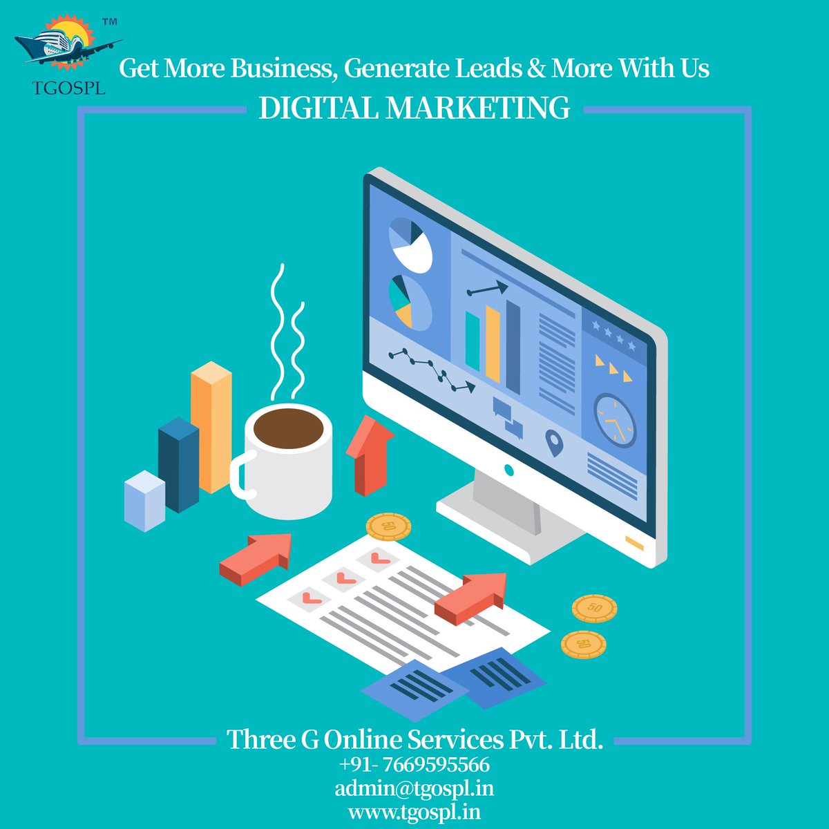 three_services's tweet image. Benefits of #DigitalMarketing 
1. Opens up growth options for small businesses
2. The conversion rate is Higher
3. Customer support has become a priority
4. Get connected to the Mobile Customers
5. Increase the trust for your Brand
Visit us: tgospl.in
#webdesign