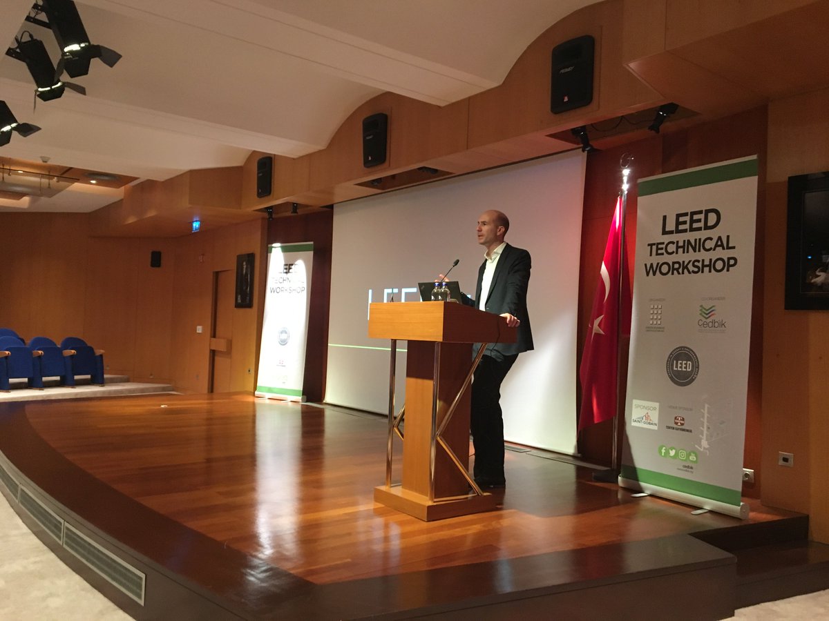 cedbik's tweet photo. #LEED v4.1 Technical Workshop in Istanbul completed. Thank you for helpful presentations to Kay Killman and Ingemar Hunold from @GBCIEurope and thanks our sponsor @saintgobain and venue sponsor @tekfen_gyrmnkl. @USGBC #tekfentower https://t.co/T9n8ZxMh3a