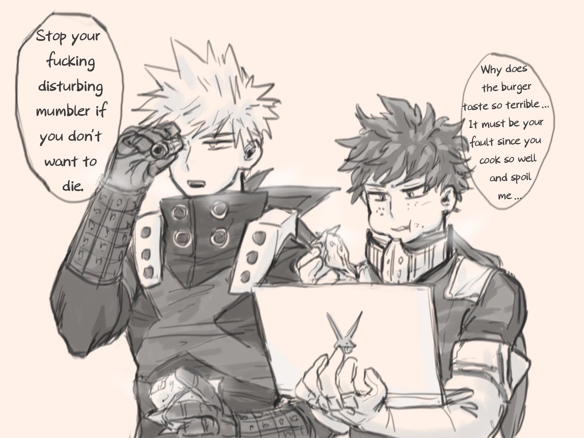 #bakudeku 
during mission 