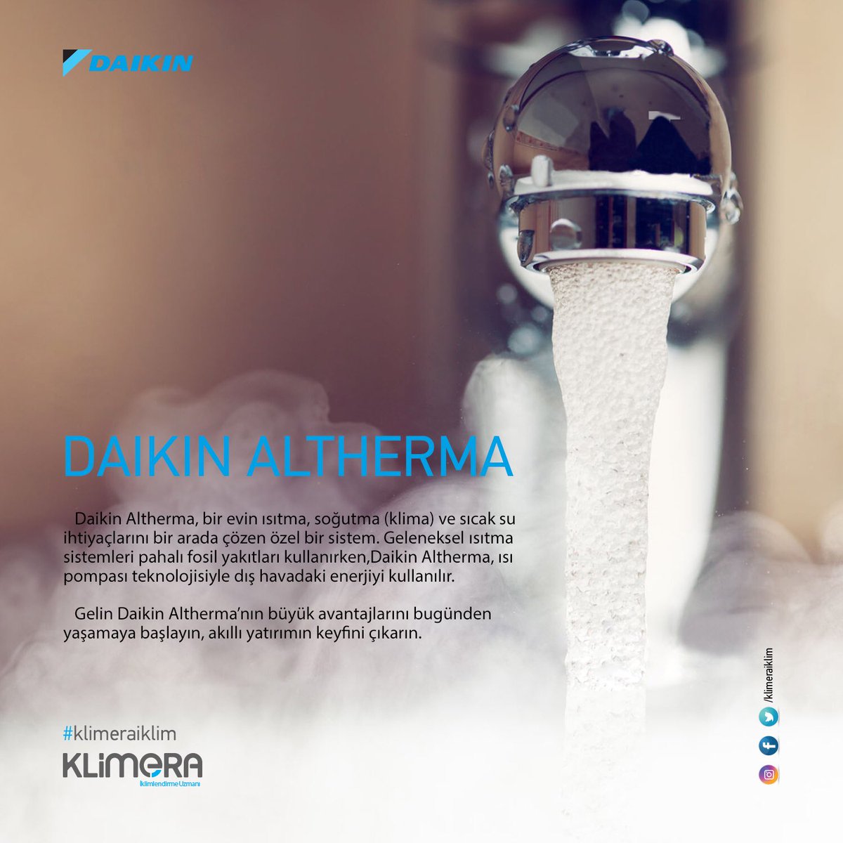 DAIKIN ALTHERMA..
#daikinklima #airconditioner #autumn #home #inverter #sıcak #soğuk #cold #hot #sonbahar #havalandırma #comfort #lifestyle #climate #klimera #iklimlendirmeuzmanı #klimeraiklim