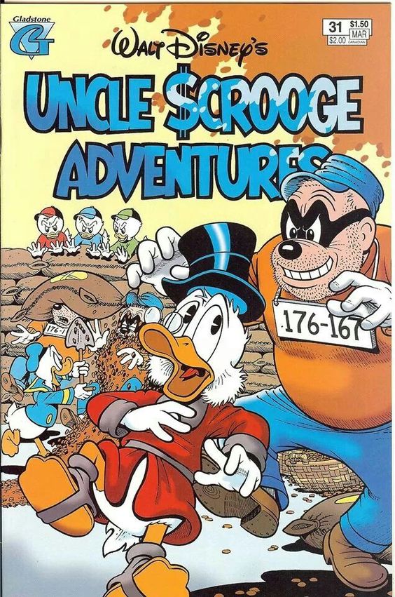 Barks_Rosa's tweet photo. Don Rosa cover for Romano Scarpa's "The Lentils of Babylon" https://t.co/46y677zNoR