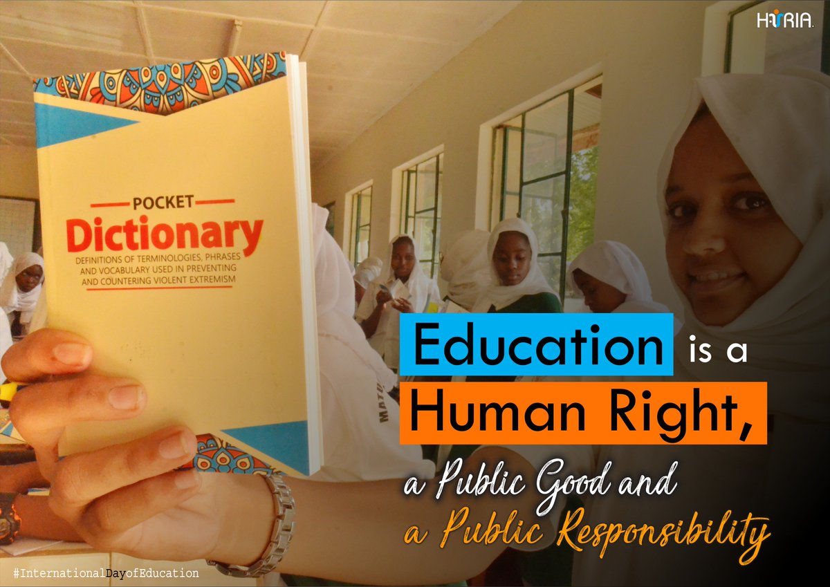 Huria_KE's tweet image. #StopRadicalization

Through the #CVEClinics in schools, #HURIA is educating the students on terms and terminologies used in countering violent extremism with the use of the #CVEPocketDictionary.