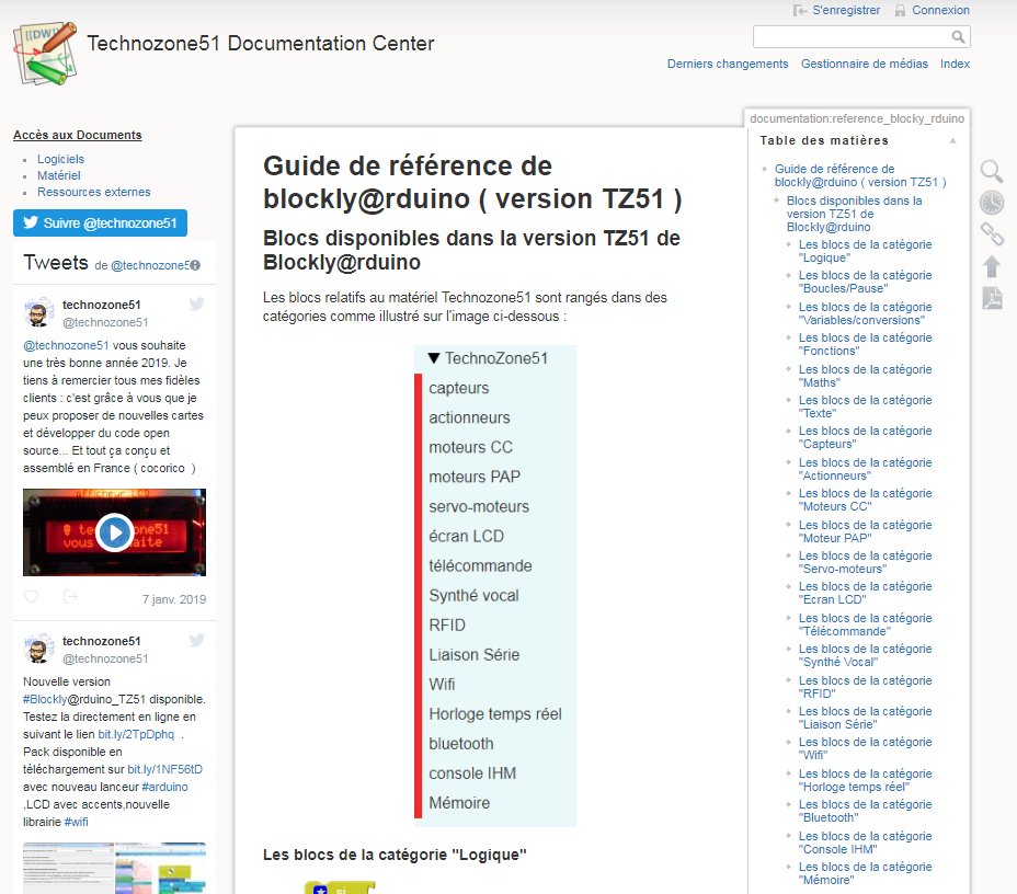 technozone51's tweet image. Lien vers un guide de référence complet ( bit.ly/2CDYDQS ) de tous les blocs disponibles sur la version TZ51 de blockly@rduino testable directement en ligne ici : bit.ly/2INWMtV #arduino #blockly  @technozone51