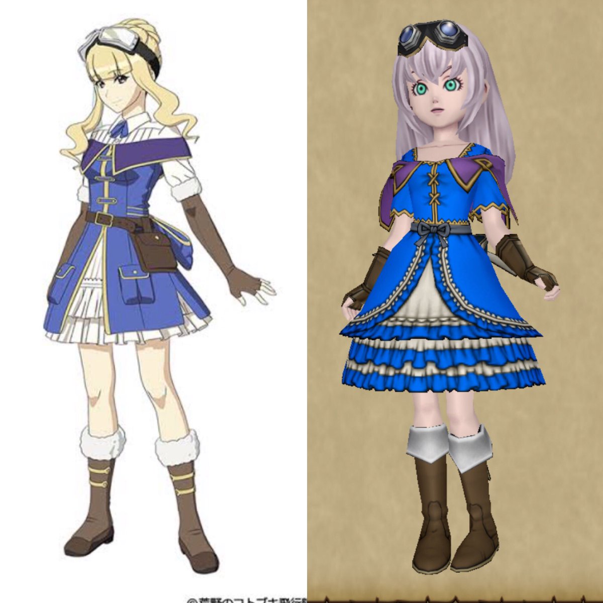 テイタン Sur Twitter セラフィゴーグルコーディネート パイロットっぽいドレアいいなぁって思ってら 旬なアニメが 隼のドルボード欲しい W 荒野のコトブキ飛行隊 ドラクエ10