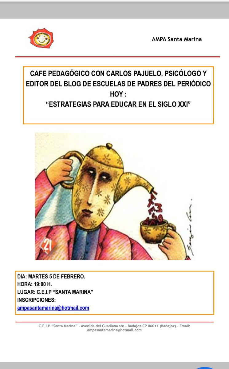 SantaAmpa's tweet photo. Interesante charla para socios. No te quedes sin tu plaza. https://t.co/mh7elBbaXU