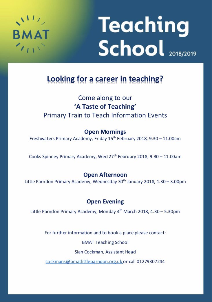 BMATTeach's tweet image. Find out more about #gettingintoteaching with @BMAT_Trust