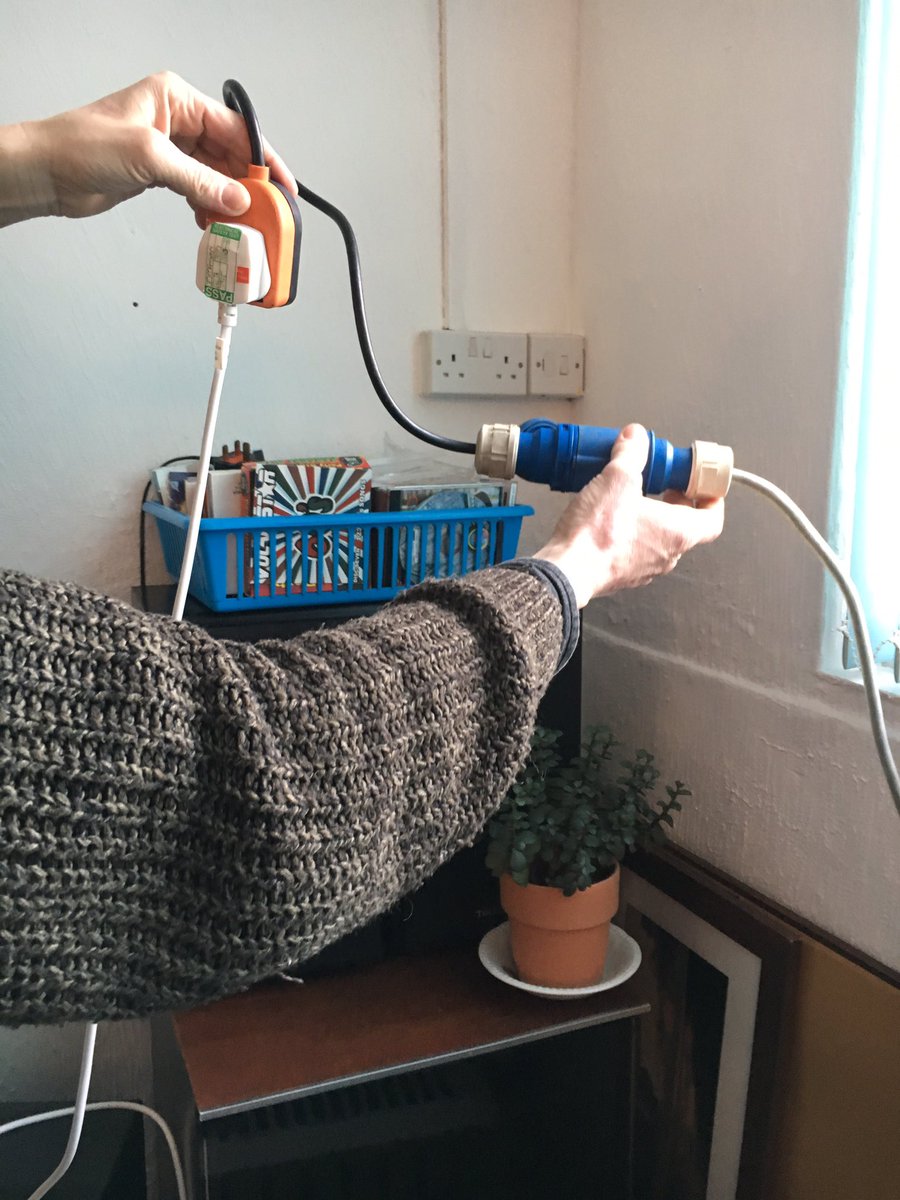 And now they're [REsource living] powering the T.V. for our videos. Nice one guys 👍 Thank goodness its shining in Fishguard 🌞#RenewableEnergy