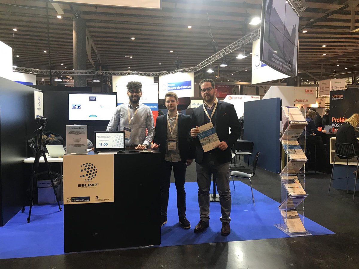 SSL247_FR's tweet image. Bonjour à tous, merci d’avoir été si nombreux à venir nous rencontrer hier pour l’ouverture du FIC, nous vous donnons rendez-vous aujourd’hui pour un programme à ne pas manquer.