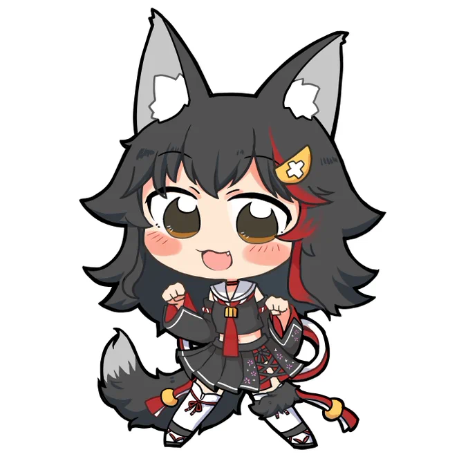 大神ミオちゃんを描かせて頂いたぞ!!! #みおーん絵 