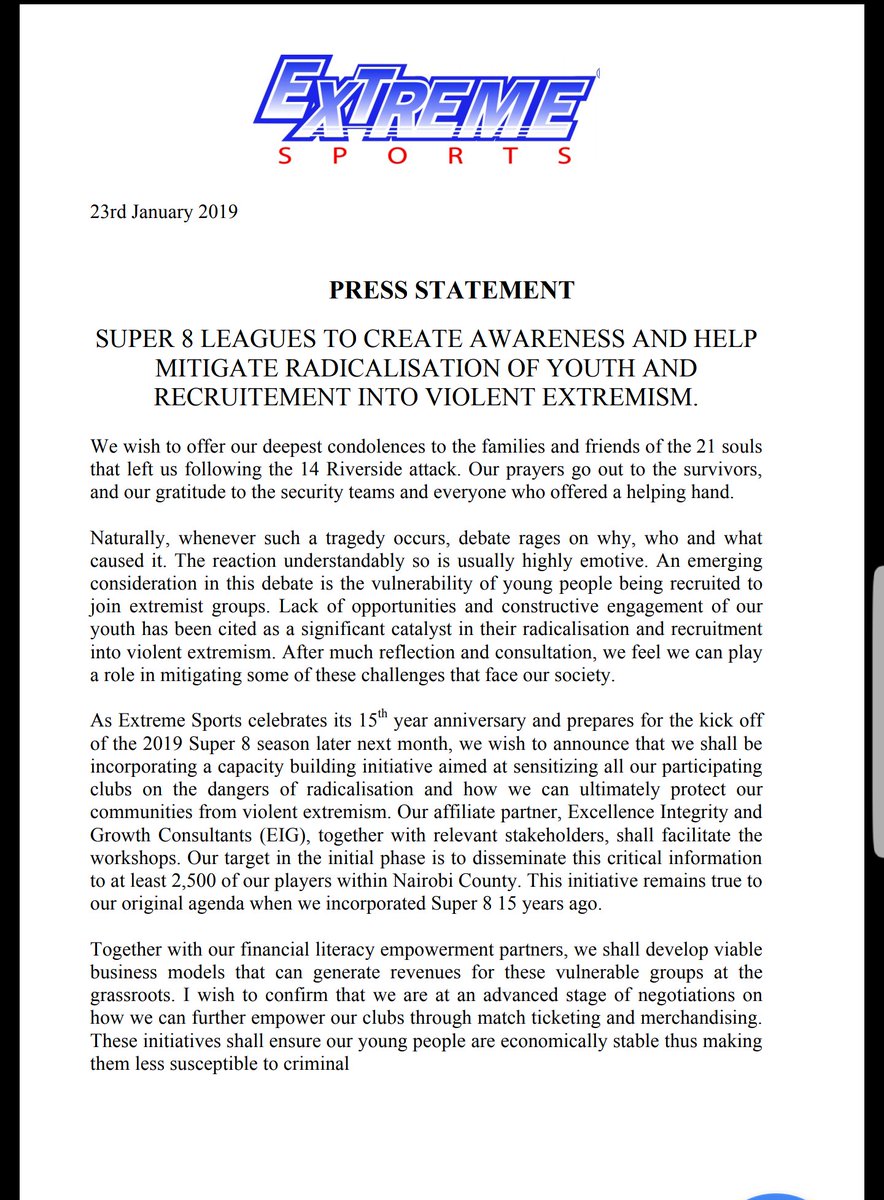 husseinmoha's tweet image. We have made a commitment to #StopRadicalization through a defined action plan. Doors are open for willing partners.