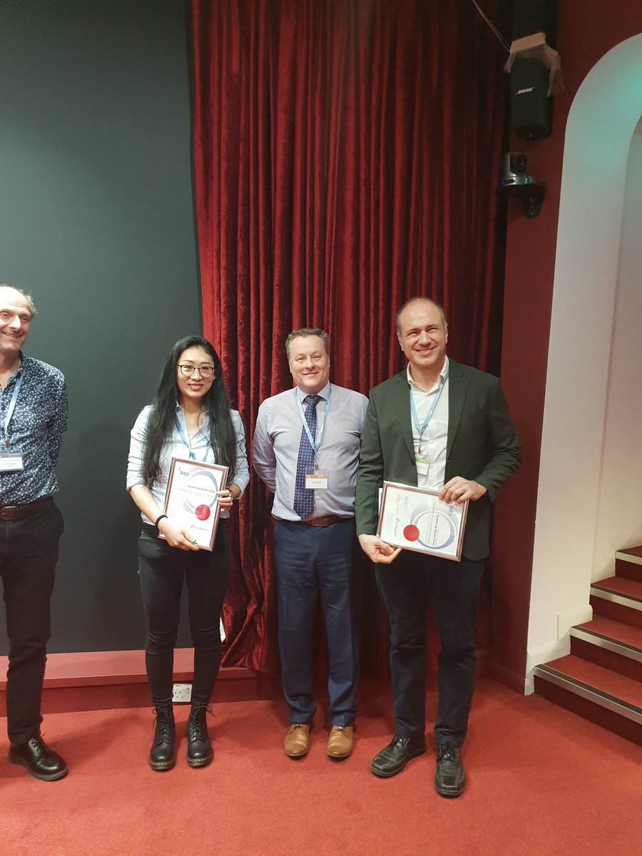 SCIupdate's tweet photo. Congratulations to our #FormDT19 poster prize winner Rachael Xerri and runners up Jun Dong and Stoyan Smoukov 🥳🎉@SCIFormulation #poster #prize #forumlation #chemistry https://t.co/B2V0fnXIcK