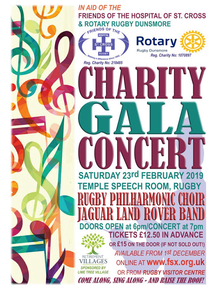 rugbyphilchoir's tweet image. We’re singing #sondheim, #coleporter, #johnrutter plus a few surprises &amp;amp; ending with a #lastnightoftheproms finale at our concert on 23 Feb. It’s tipped to be another sell-out so secure your tickets early! Proceeds to @FriendsStCross and other local charities @RugbyDunsmore.