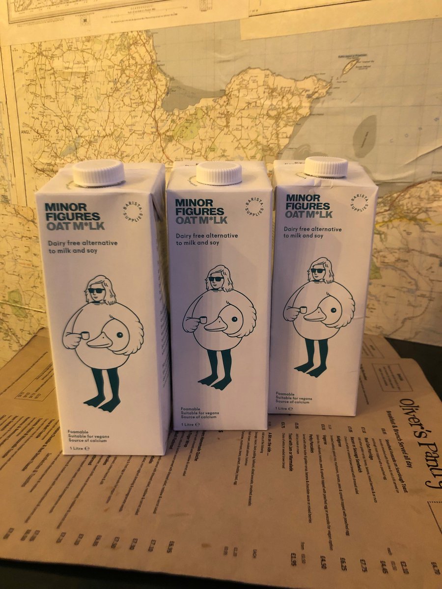 If OAT m*lk is your bag we got you covered, if you come in with your sunnies on &amp; dressed as a duck first drink is on me... Love Lou x #keepjingling #oatmilk #vegan #plantbased #instacoffee #independent
