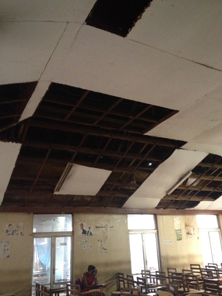 I used this platform to show you <a href="/ProfNawangwe/">Barnabas Nawangwe</a> the dire conditions amidst which we study <a href="/MakPsychology/">Makerere School Of Psychology</a>, you paid no attention.When i expressed dissatisfaction with your draconian administration, you responded with a warning letter in a record 24hrs.our roof still leaks.