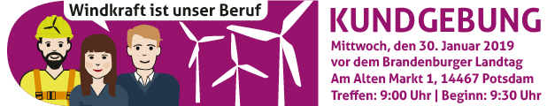AhnenEnkel's tweet photo. Vormerken! Kundgebung am 30.1.19 morgens ab 9 zur Sitzung im Landtag Potsdam #windenergie #erneuerbare #energiewende #brandenburg #potsdam https://t.co/D4VlaeBm3c