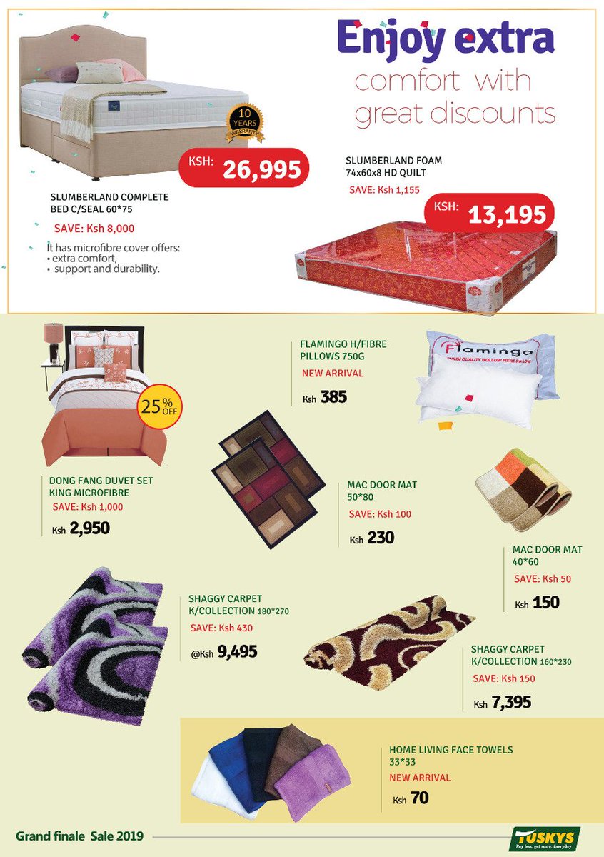 a_li_cia_'s tweet photo. Extra comforts with great discounts only @TuskysOfficial #TuskysDealsPoa https://t.co/Jz8rRJZ1ZR
