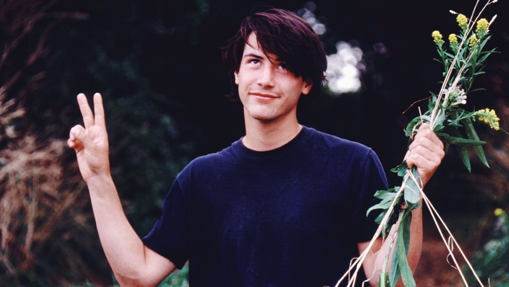 myvillaneve's tweet image. young keanu reeves (1989) to bless your timeline.