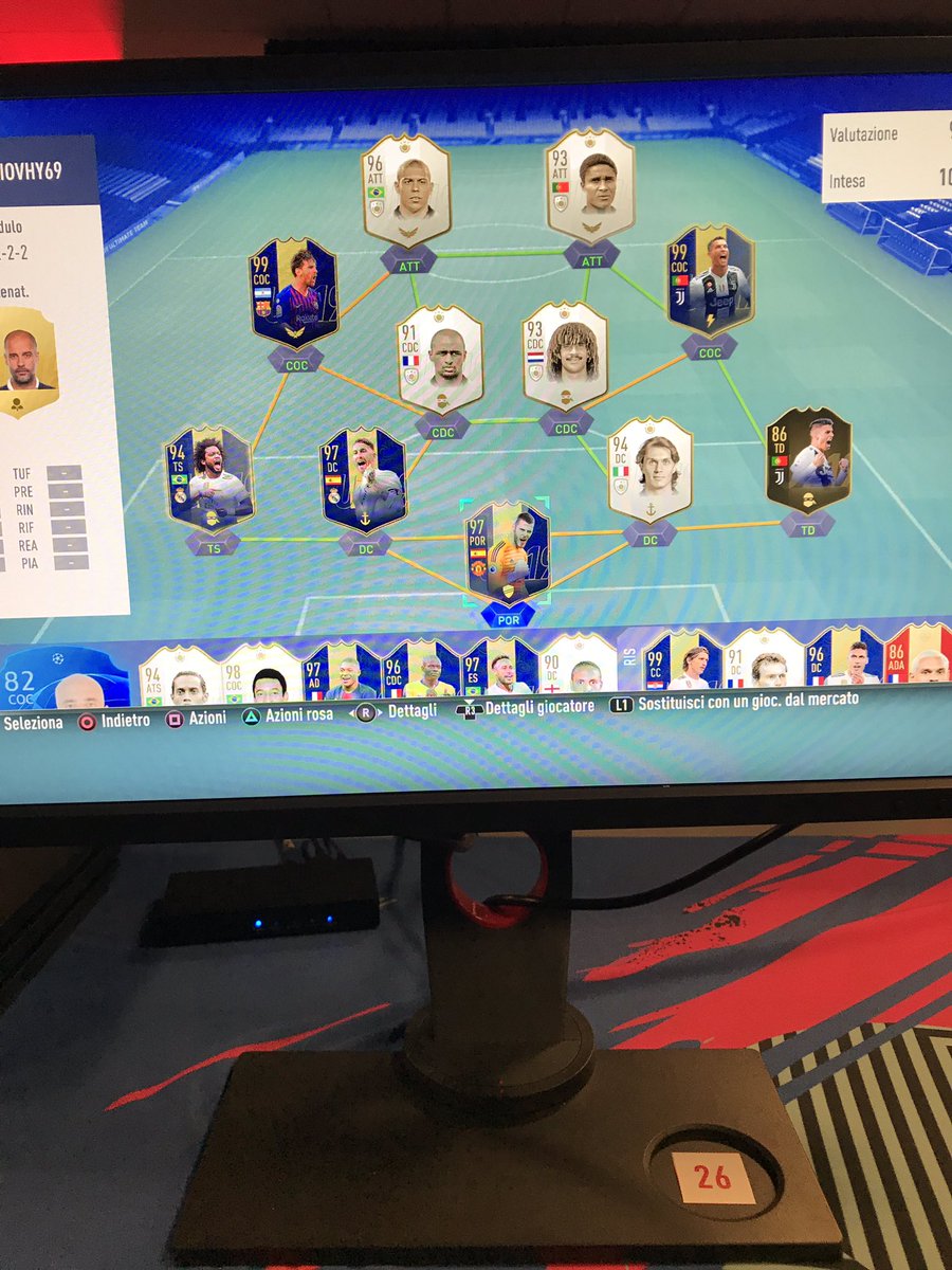 Should be this the team that I wanna use fot fut champions cup #3
#globalseries #fifa19