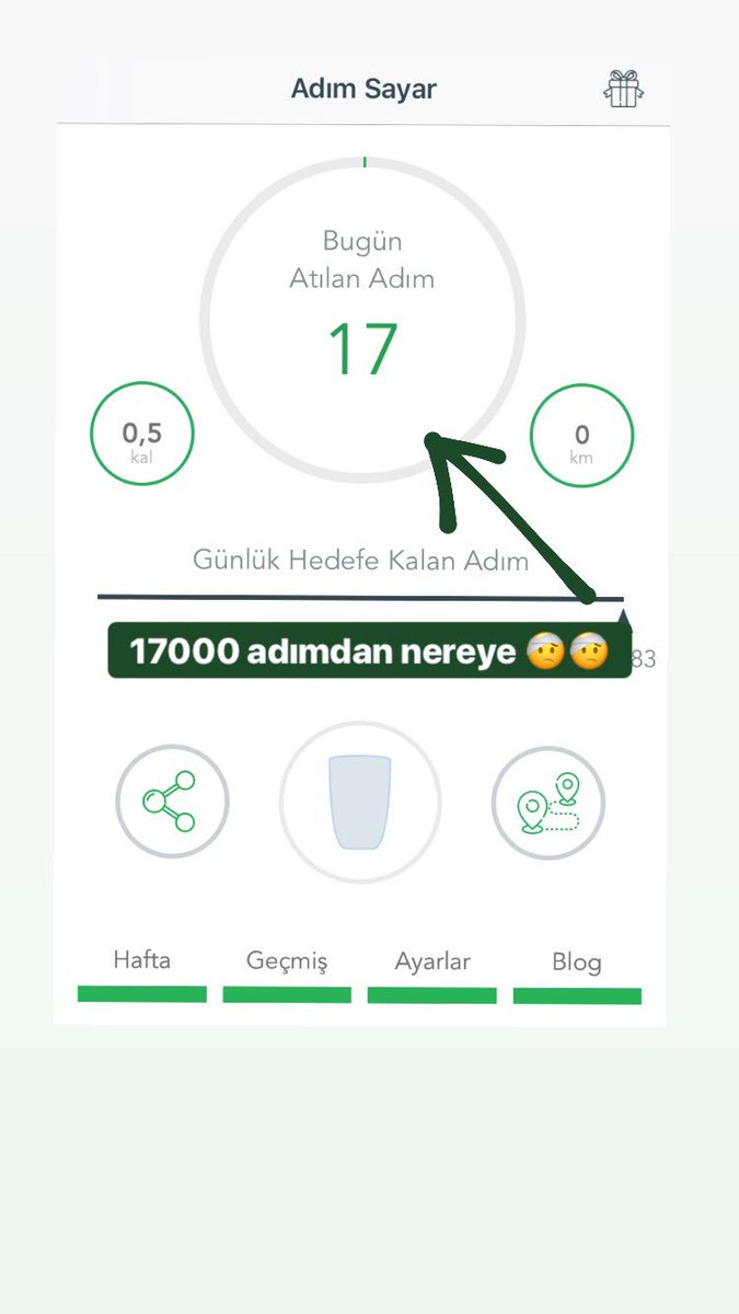 Bugünkü başarımı aşağıya bırakıyorum.