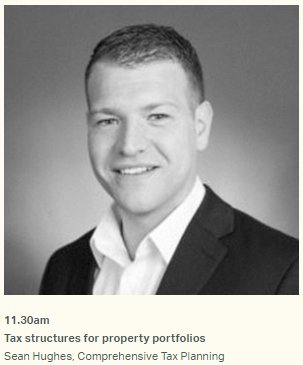 We are delighted Sean Hughes of <a href="/ComprehensiveTP/">Comprehensive Tax</a> is speaking at our London Olympia Show - 21st March 2019.  For more information and to get your FREE show tickets please click tinyurl.com/y99pd97p