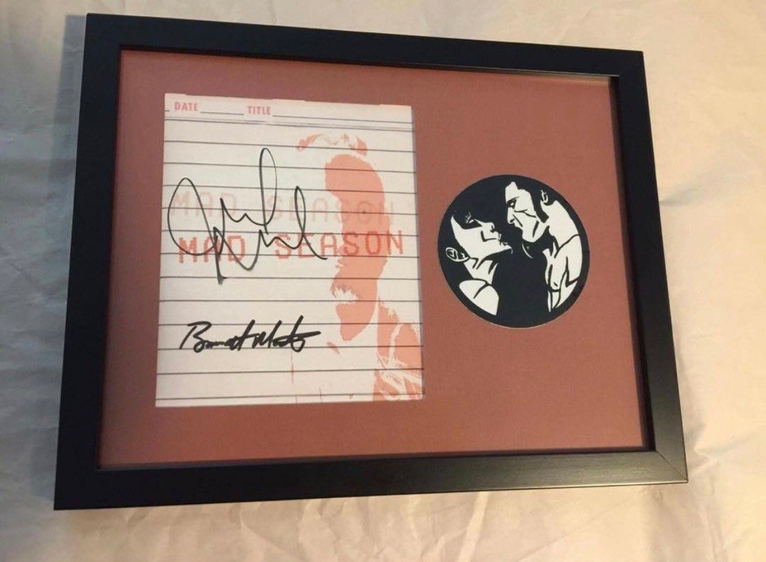 #MadSeason album insert signed by #MikeMcCready and #BarretMartin