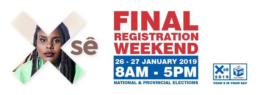 lizless's tweet photo. #RegWeekend   #SAElections2019 https://t.co/JTmqoSgc7h