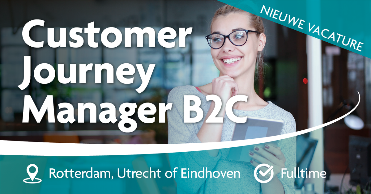 Nieuwe vacature op ons podium: Customer Journey Manager B2C: 
#rotterdam #utrecht #eindhoven #vacature #SpotOn bit.ly/2MrsHnn #customerjourney #manager #Marketing #communicatie #Professional