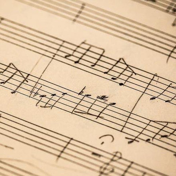 I know yellowing paper is a bad sign for longevity, but I love how it gives that feeling of nostalgia  #memorylane #manuscript #music bit.ly/2B0zdgf